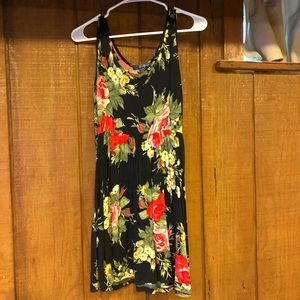 Forever 21 Black Floral Dress